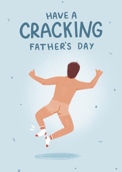 Funny Father's Day Card - Cracking Fathers Day created by Pilea Press