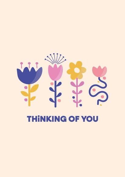 Floral Thinking of You Card created by Pretty Post