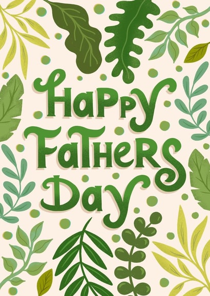 Pretty Father's Day Card - Plant Dad - Gardening - Botanicals created by @tikkled.pink