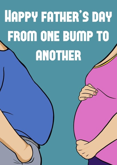 Cheeky Fathers Day Card - Dad Bod - From The Bump created by Doublea