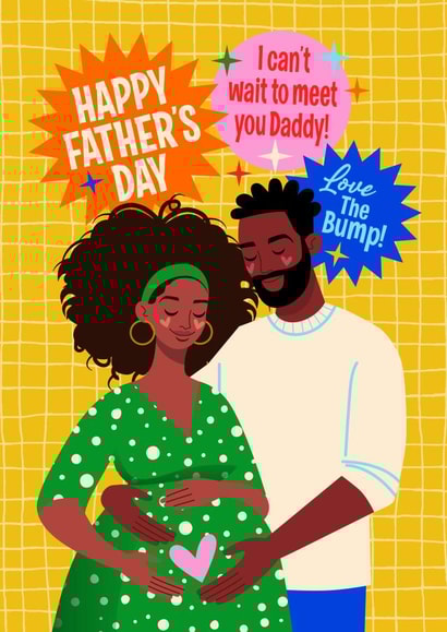 Cute Father's Day Card - Love From The Bump created by Atwood & Atwood