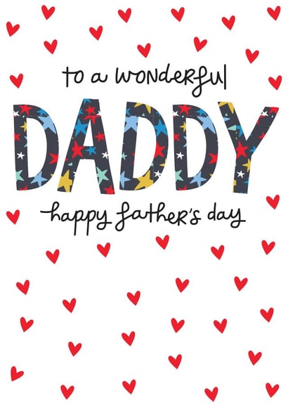 Cute Father's Day Card - To a Wonderful Daddy created by The Boy and the Bear