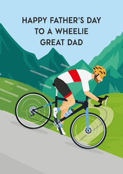 Cycling - Punny Father's Day Card created by Helen Richmond