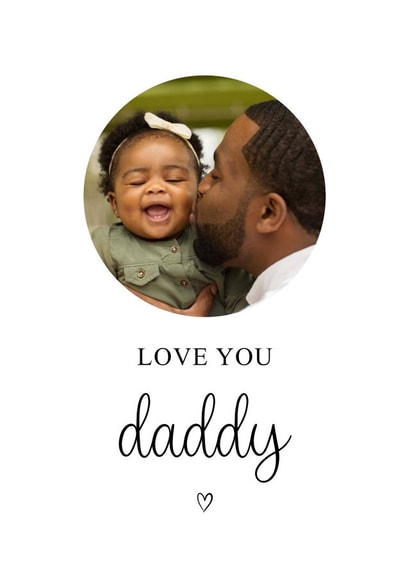 Heartfelt Father's Day Card - Love You Daddy created by Kalm Lettering