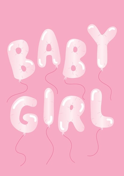 Baby Girl - Congratulations New Baby Card created by All The Best