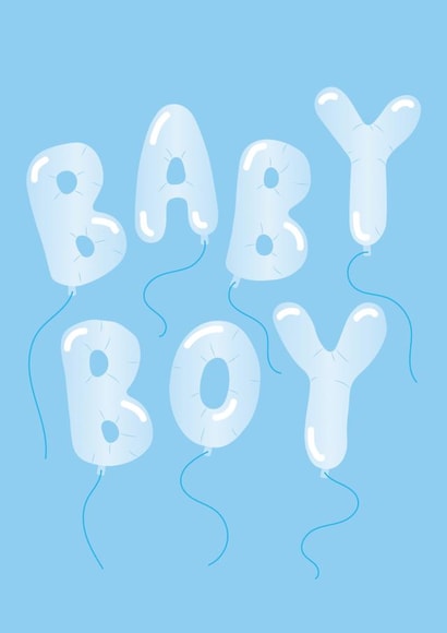 Baby Boy - Congratulations New Baby Card created by All The Best