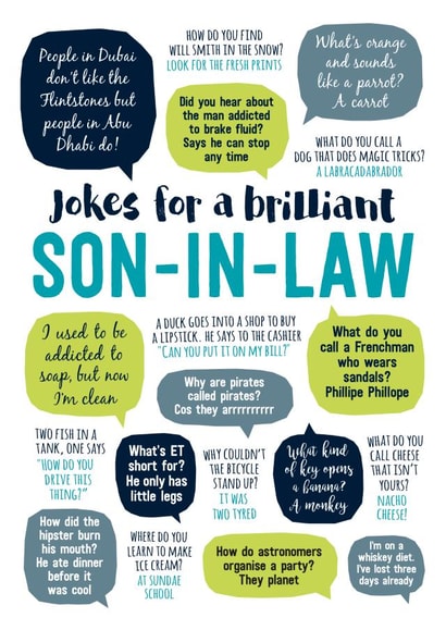 Funny Birthday Card - Son in Law - Brilliant Jokes created by Paper Plane