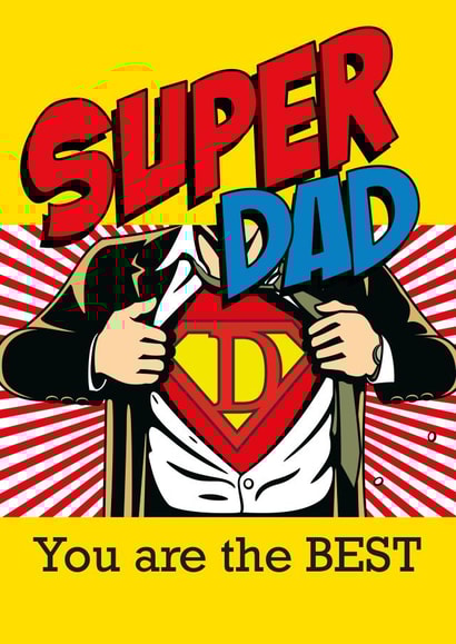 father day for super dad card created by Little Cham Cham