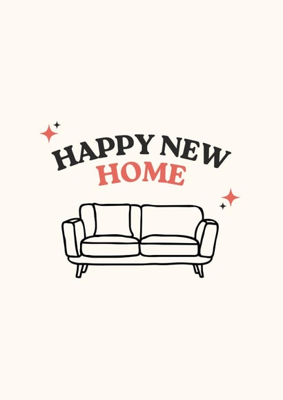 Happy new home, simple and modern design. created by Tanya Pyrka