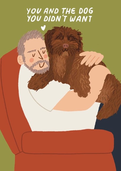 Father's Day Dog Card created by skeletondraw
