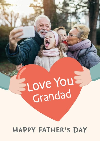 Heartfelt Father's Day Card - Love You Grandad created by Macie Dot Doodles