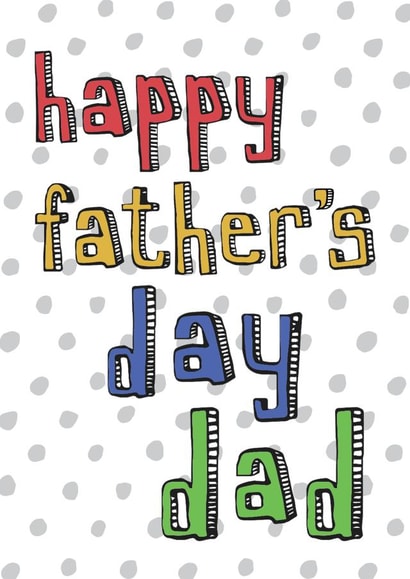 Happy Father's Day Dad Simple Card created by Becka Griffin