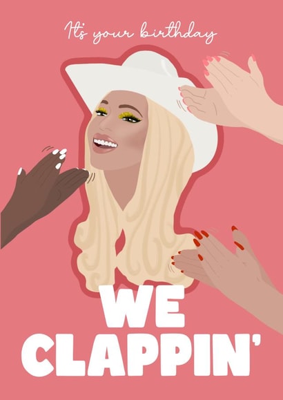 Cowboy Carter herself be snappin’, clappin’, drummin’ cos it’s your birthday! created by Greetings from Grieve