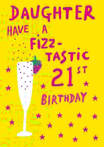 Classic Birthday Card - Daughter - 21st created by Earlybird