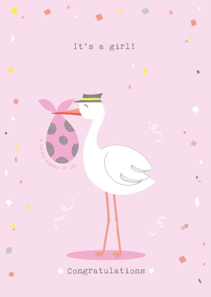 Cute New Baby Girl created by Kath Watmough Designs