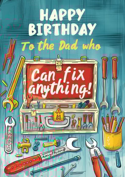 DIY Dad Birthday Card created by Foggish