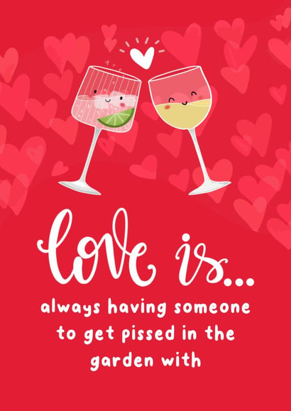 Cute Boozy Anniversary Card for Significant Other created by Dolli Does Design