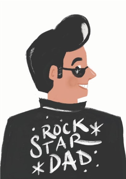 Father's Day Rock Star Dad Card created by Jade Fisher