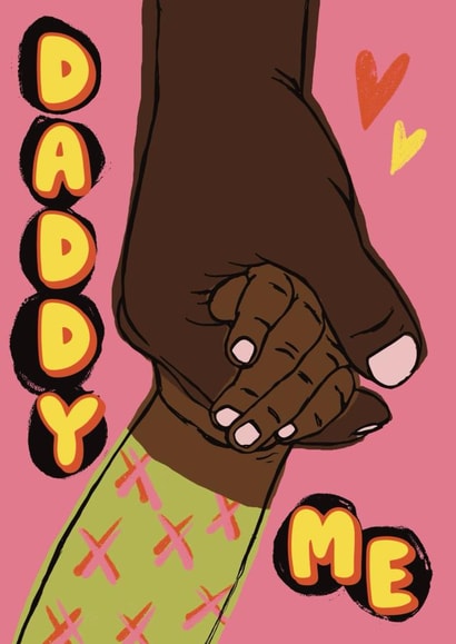 Cute Father’s Day Card - Daddy and Me - From Daughter created by Giddy Kipper