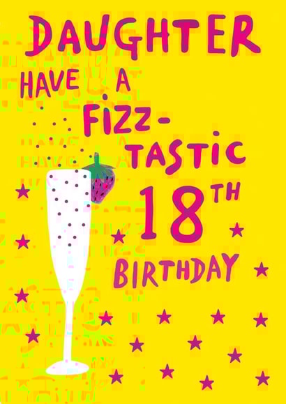 Fun Birthday Card - For Daughter - 18th created by Earlybird
