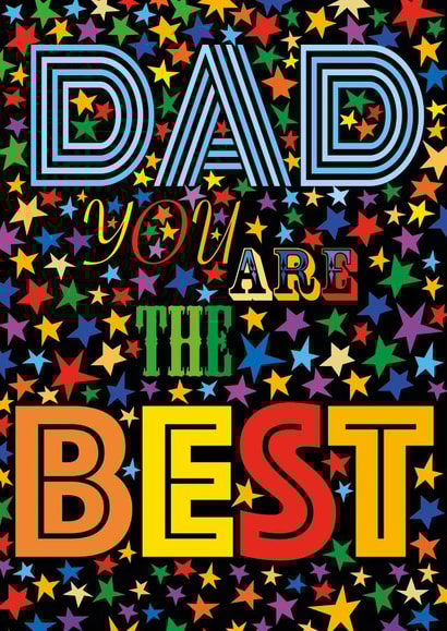 DAD YOU ARE THE BEST created by Dave Sutton