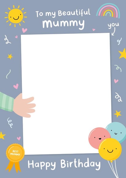 Heartfelt Birthday Card - Drawing of Mummy - From The Kids created by Macie Dot Doodles