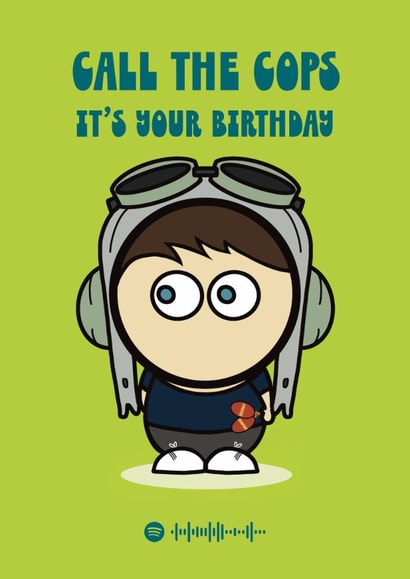 Bez Happy Mondays Birthday Card created by Choo Choo 