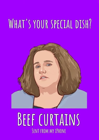 Funny Fathers day Baby reindeer card. Sent from my iPhone. created by Cairn Newton