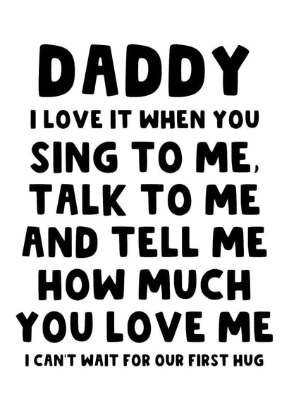 Heartfelt Father's Day Card - From the Bump - For Dad To Be created by The Blunt Badger