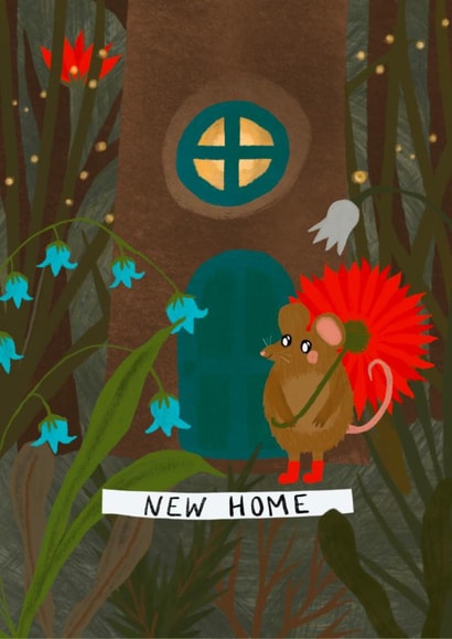 Mouse house- New home card created by Rachael Powick