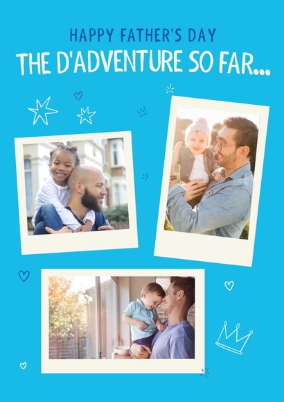 Cute Father's Day Card - Dadventures created by Laura Freedman