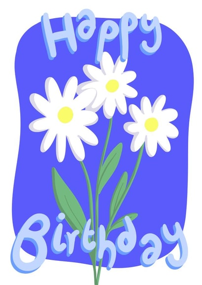 Cute Floral Birthday Card - Relative - Friend - Significant Other created by rcdesigns