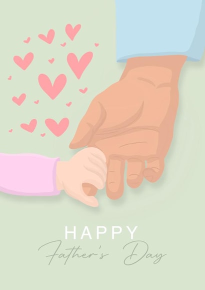 Cute Father’s Day card from his baby created by TAmber Graphics