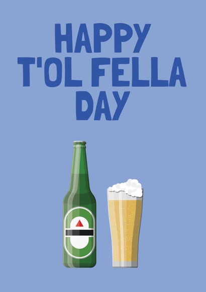 Cumbria Father's Day Card - Happy T'ol Fella Day created by Cumbria Guru