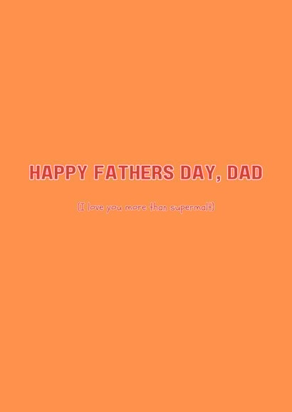 Supermalt themed Happy Fathers Day! Card created by Crafted By Mandy
