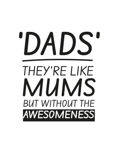 Funny and cheeky card - for your Dad on Fathers Day created by Paul McDermid