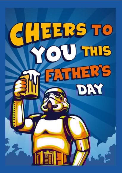 Classic Father's Day Card - Stormtrooper - Star Wars created by Cardology