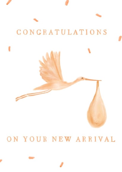 Cute new baby card created by Cove and May