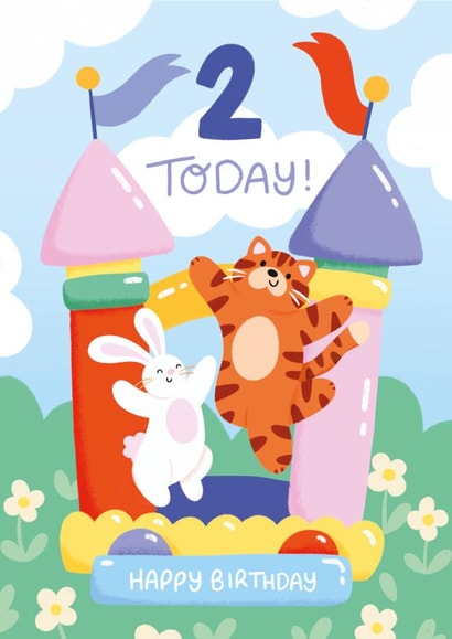 Cute Birthday Card - 2nd - For Him and For Her created by Ricicle Cards