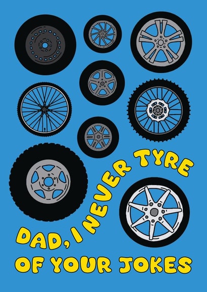 Father's day, birthday card for Dad - Car lover created by Type Oh