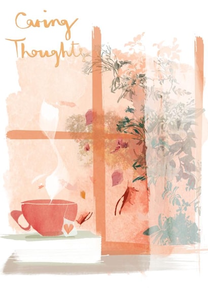 Caring Thoughts Card - Sympathy or Thinking Of You created by IC&G