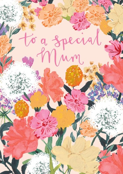 Classic Mother's Day Card  - Floral Meadow - To A Special Mum created by Louise Tiler