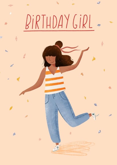 Classic Birthday Card - For Teens - Birthday Girl created by Megalolz