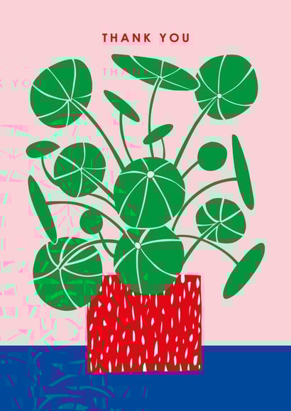 Thank You Card - Money Plant created by Happy Street