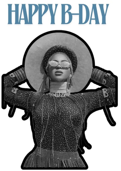 Happy B-Day created by Julia Cafferkey