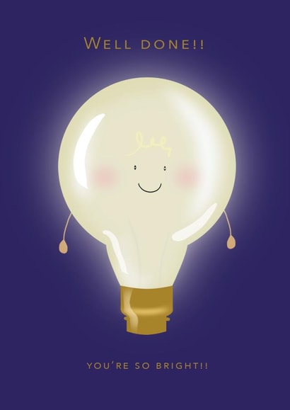 Cute, funny  congratulations card for exam & graduation  success created by Susie Thomas