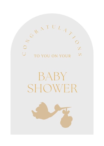 Baby shower - baby boy - new baby - baby girl - neutral baby shower - baby boy created by Paper Party Cards