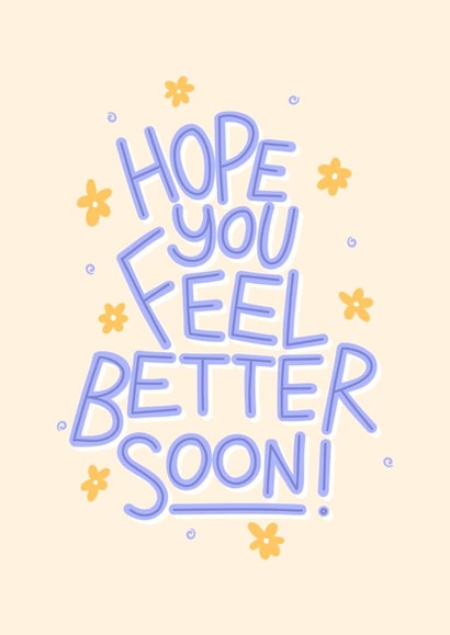 Cute Get Well Soon Card - Feel Better created by Kamiya Chirodian