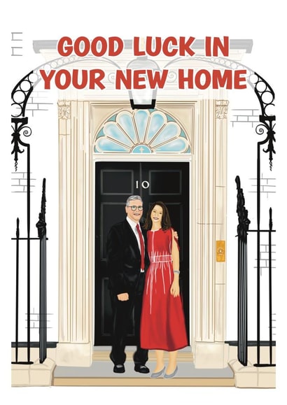 Funny New Home Card - Kier Starmer - General Election created by Choo Choo
