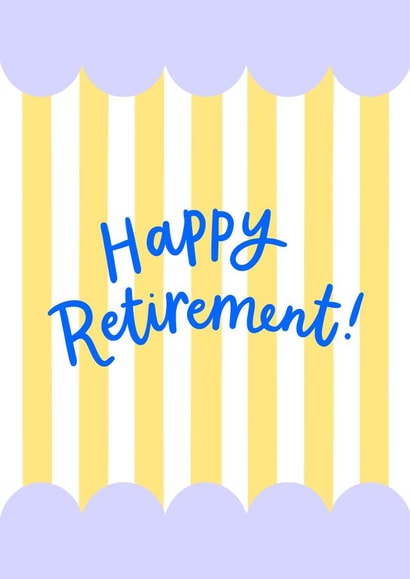 Happy Retirement Card - Cheerful Card For Retiree - Leaving Job created by Violet and Alfie